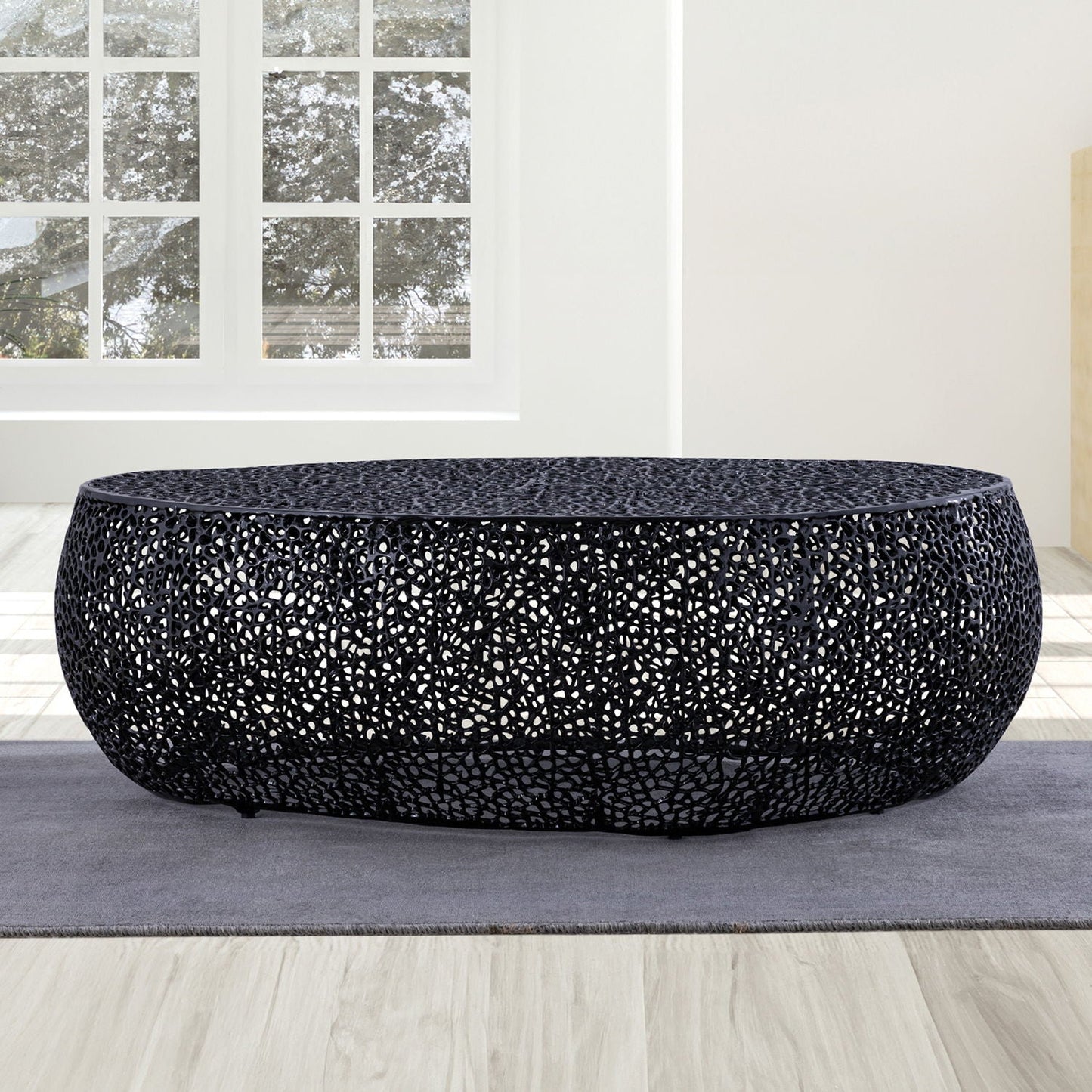 T3601 - Modern Oval Coffee Table
