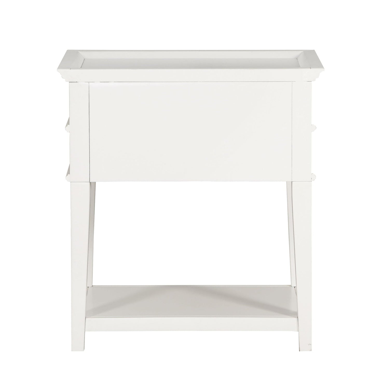Carmona - 2 Drawer Tray Top Nightstand Pulls
