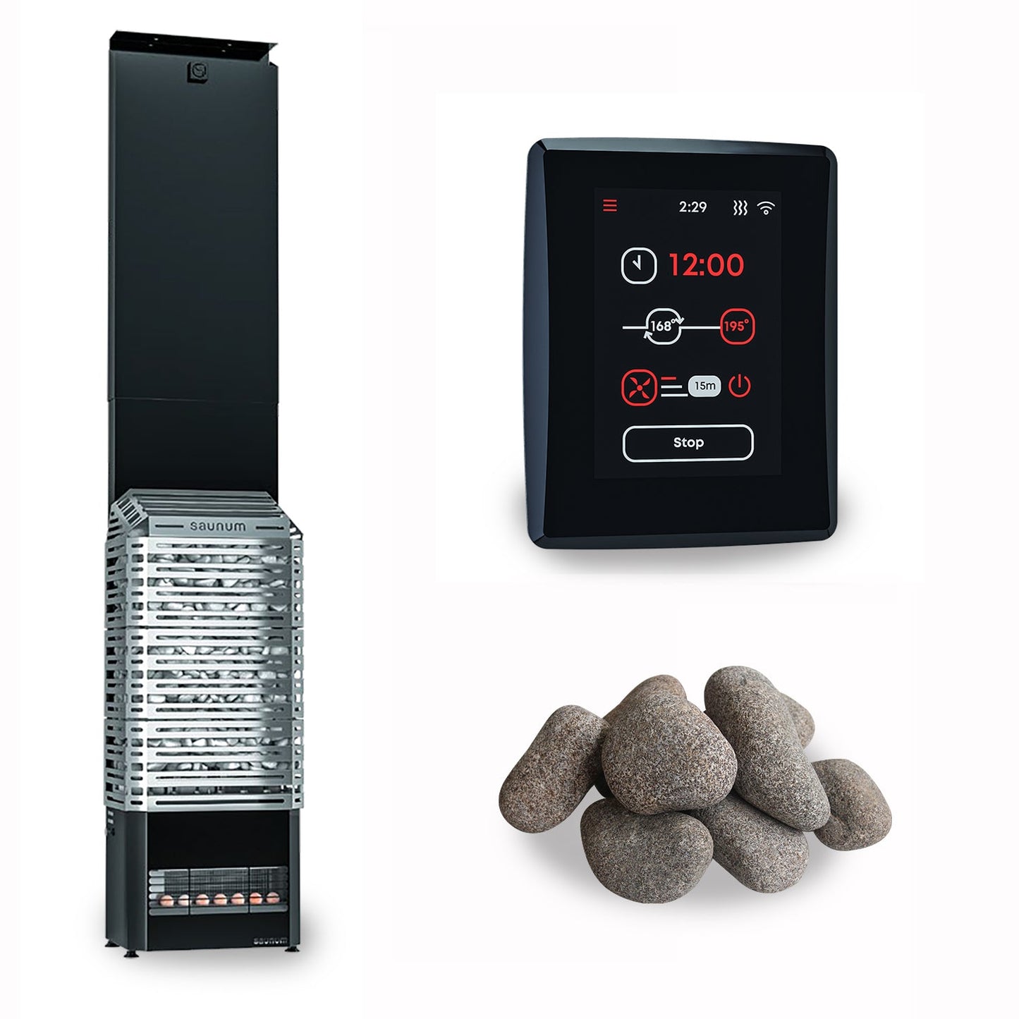 Saunum Air 7 Sauna Heater Package - 6.9kW