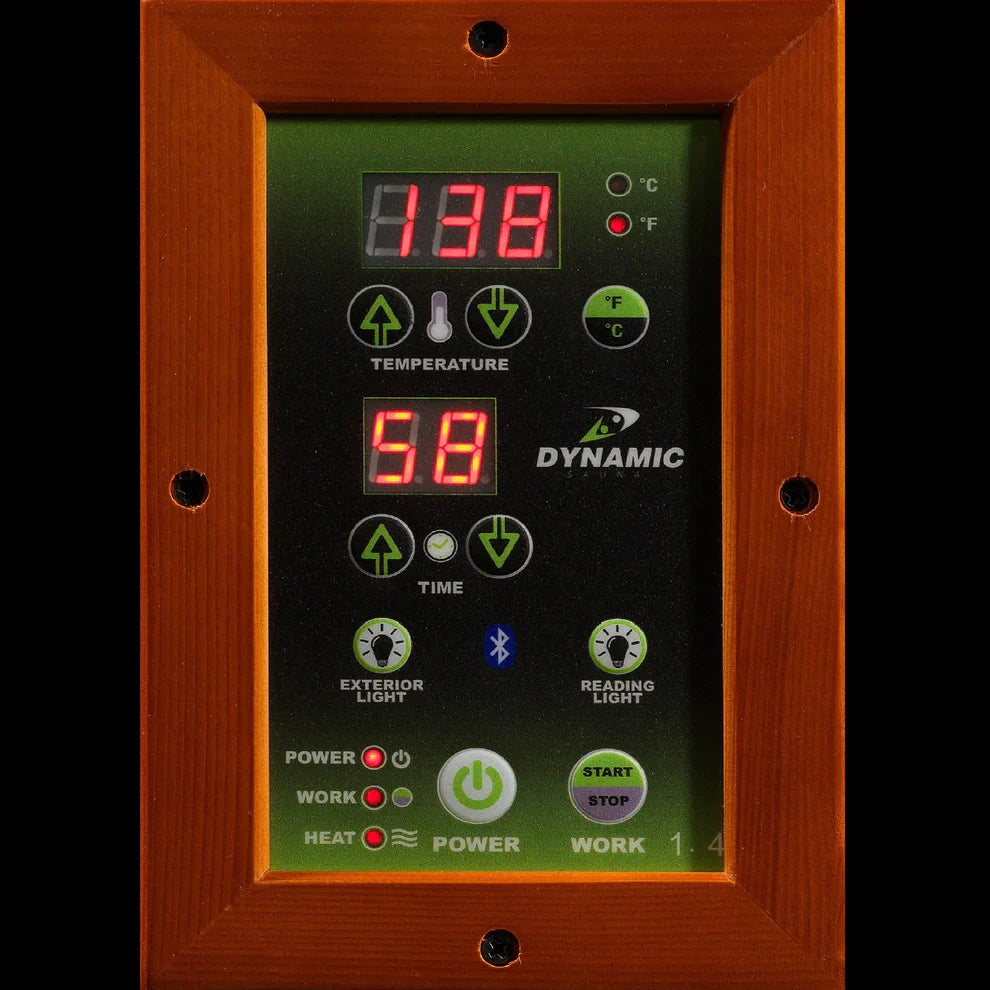 Dynamic "San Marino" 2 Person EMF - Far Infrared Sauna (DYN-6206-01)