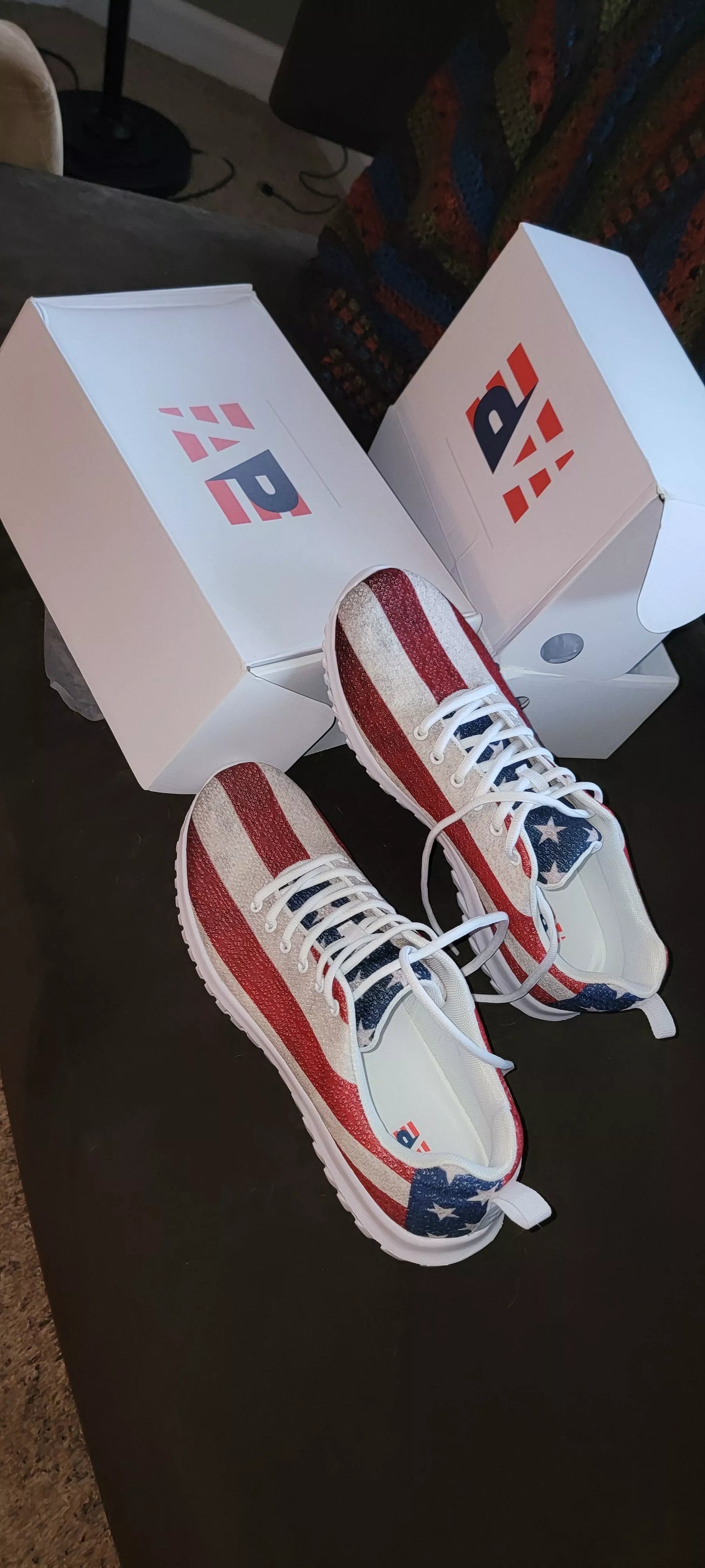 Men's Star-Spangled Sneaks: Shoe Off Your Patriotism!
