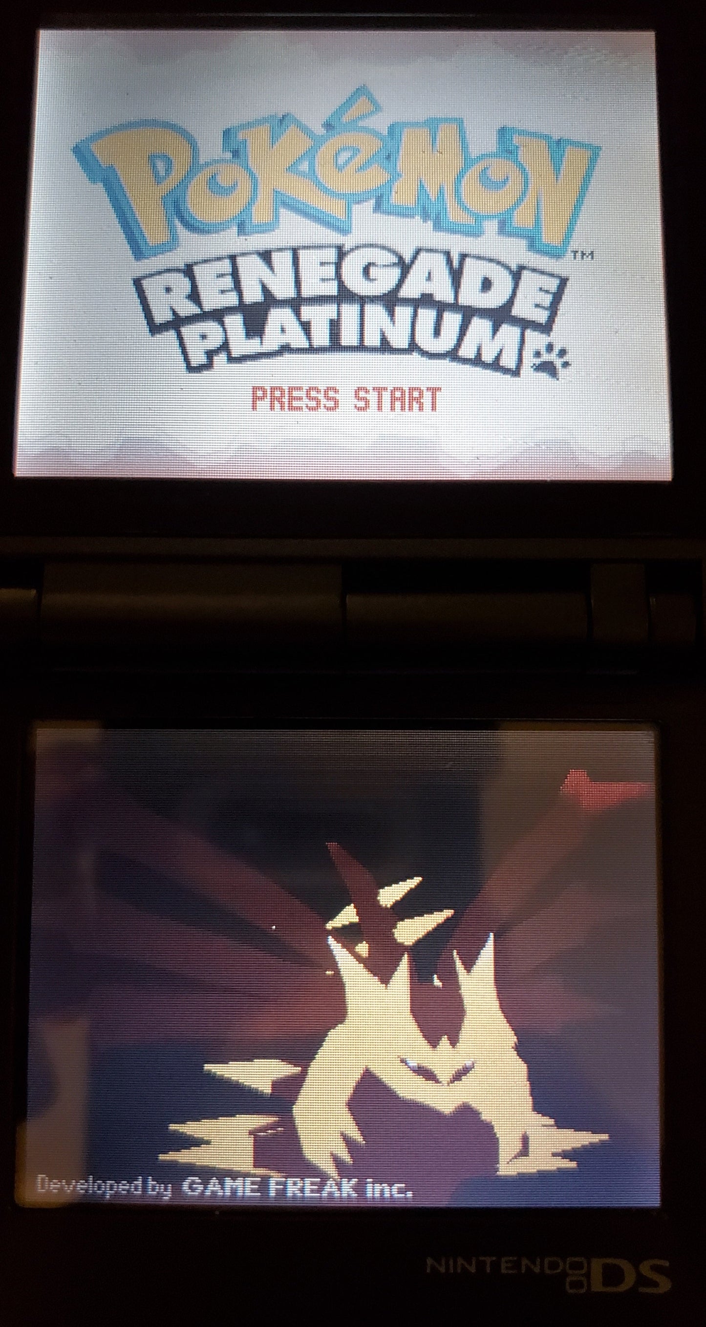 Pokemon FolloWing Renegade Platinum NDS Video Game Nintendo DS with Box