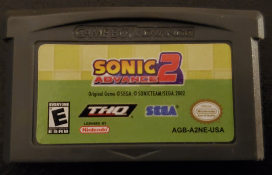 Sonic Advance 2 GBA Video Game Cartridge Nintendo Game Boy Advance