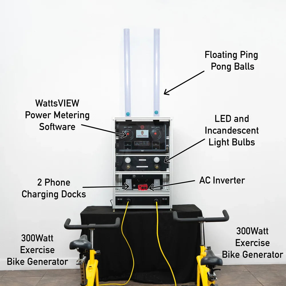 Power Racer Ultimate with Dual Exercise Bicycle Generators