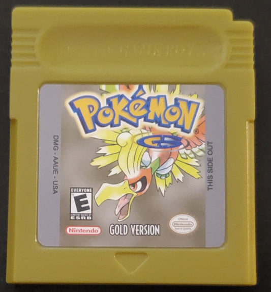 Pokemon Gold GBC Video Game Cartidge Game Boy Color 2000