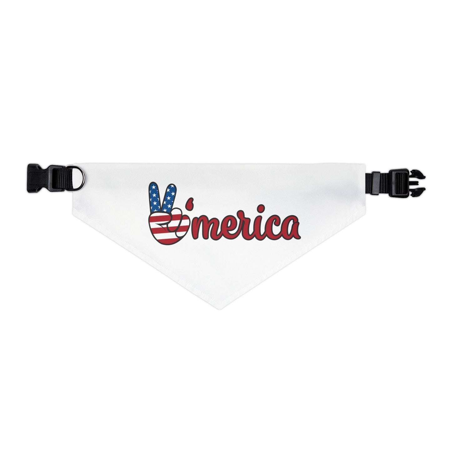 Stars and Stripes Patriotic Dog Bandana