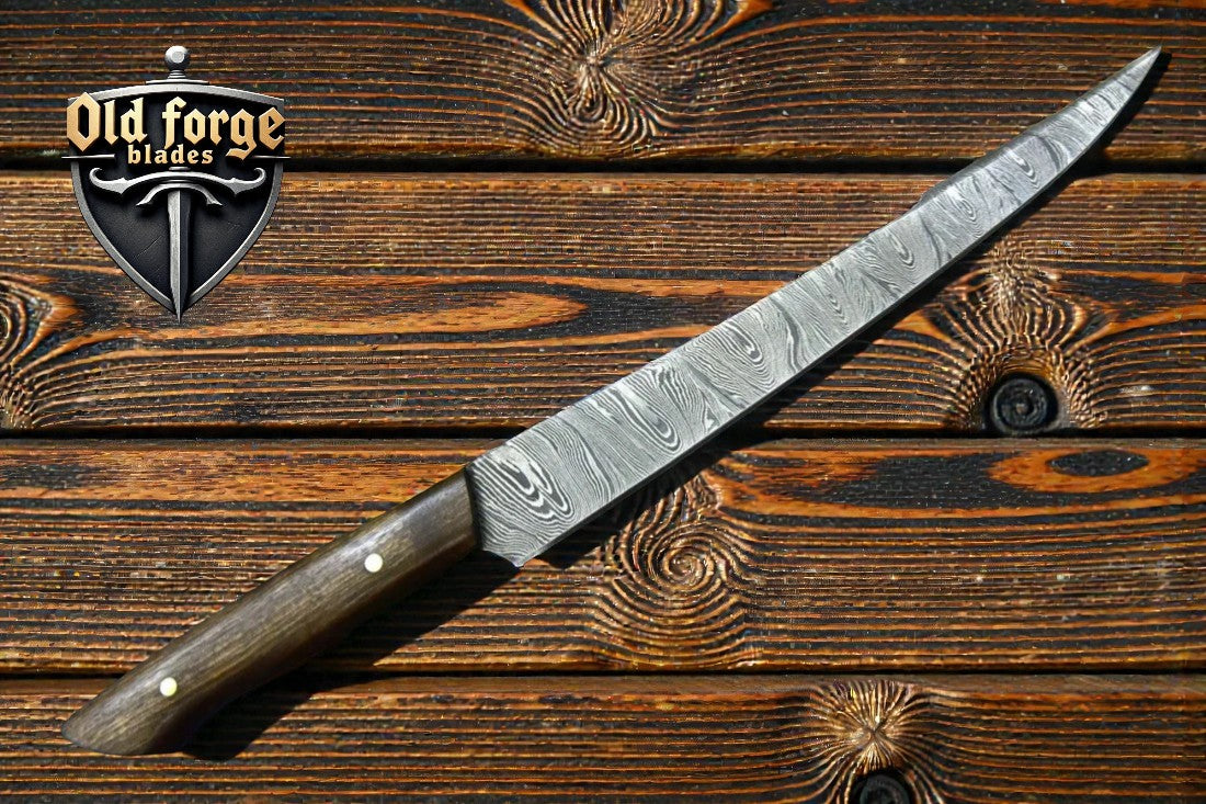 Handmade Damascus Steel Fillet Knife – 13" Precision Fish Knife