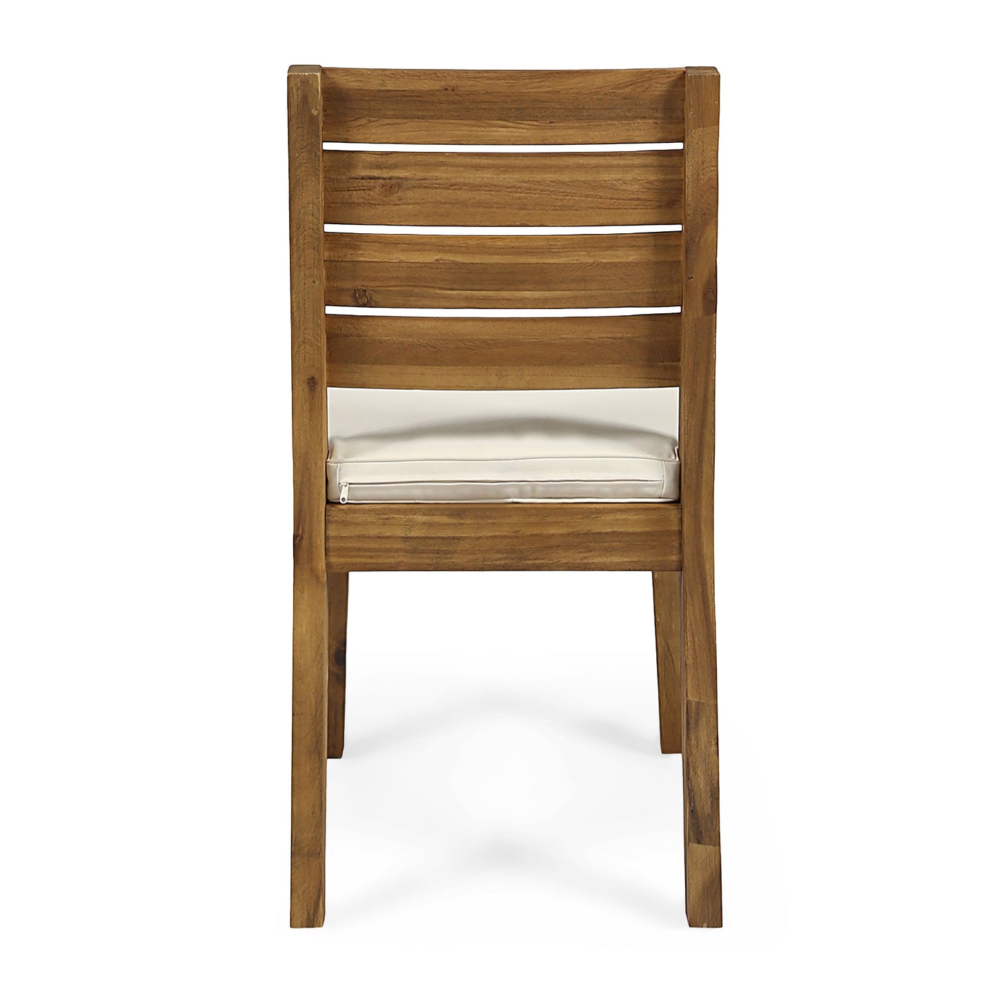 Outdoor 6-Seater Acacia Wood Expandable Dining Set with Cushions
