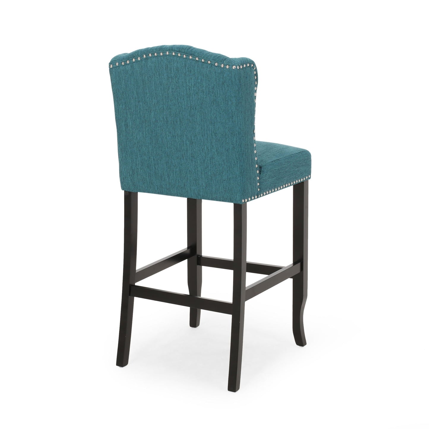 Vienna Contemporary Fabric Tufted Wingback Counter Stools (Set of 2)