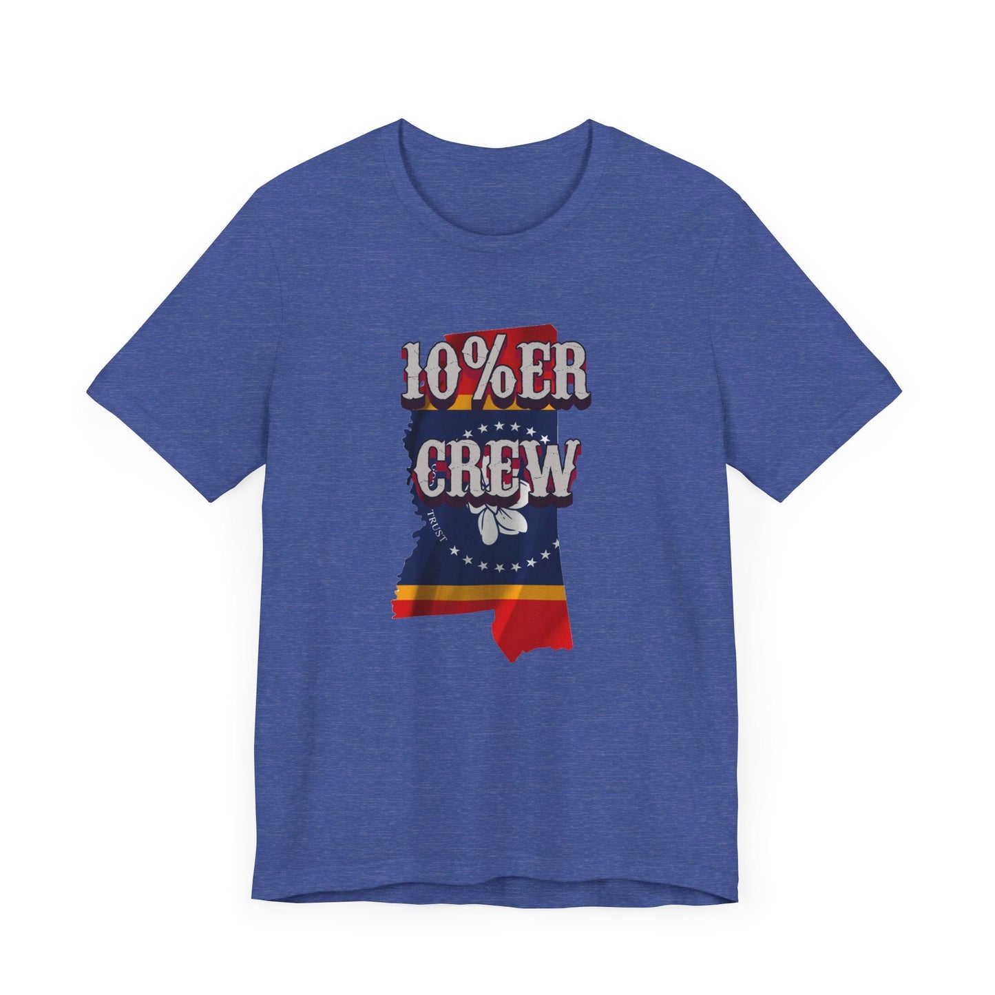 Walton & Johnson: 10%er Crew Mississippi Tee - 4LibertyShop.com
