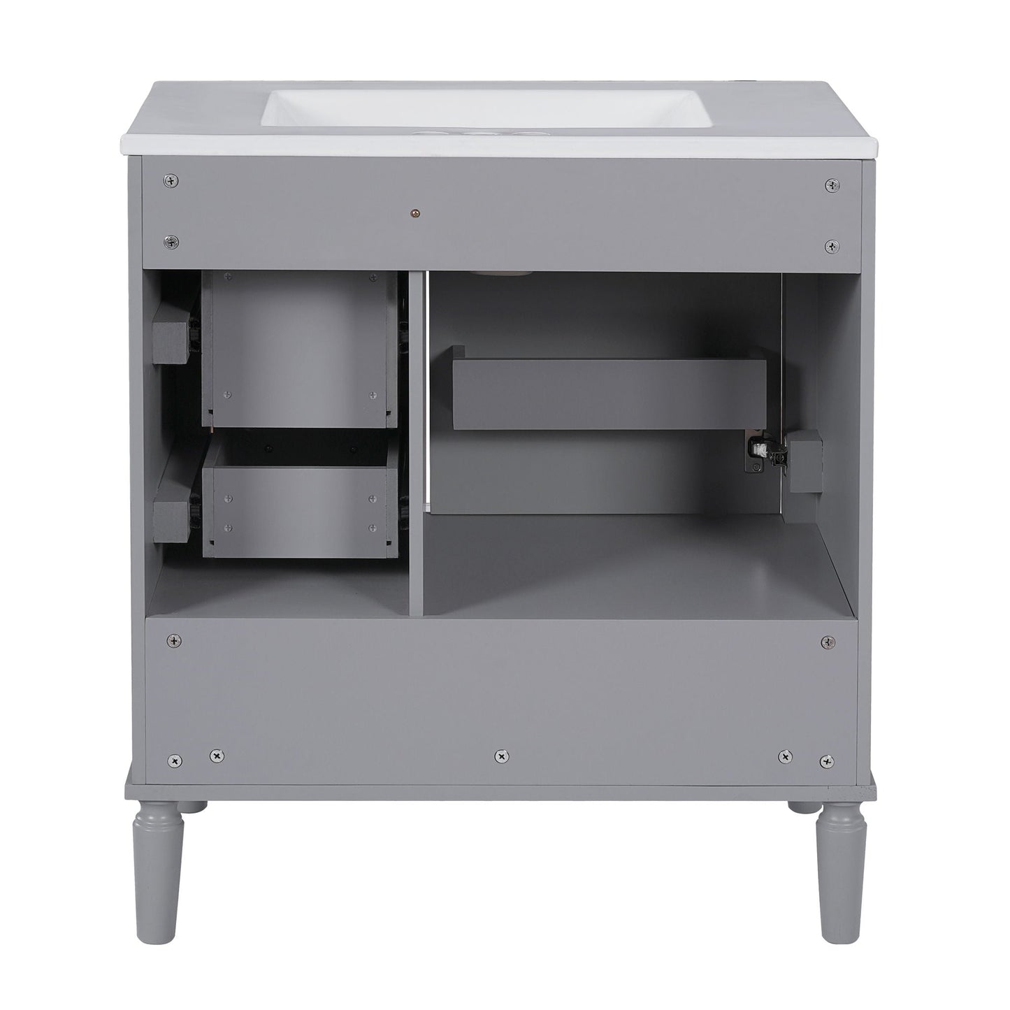 Traditional Bathroom Vanity Set With Soft Close Doors