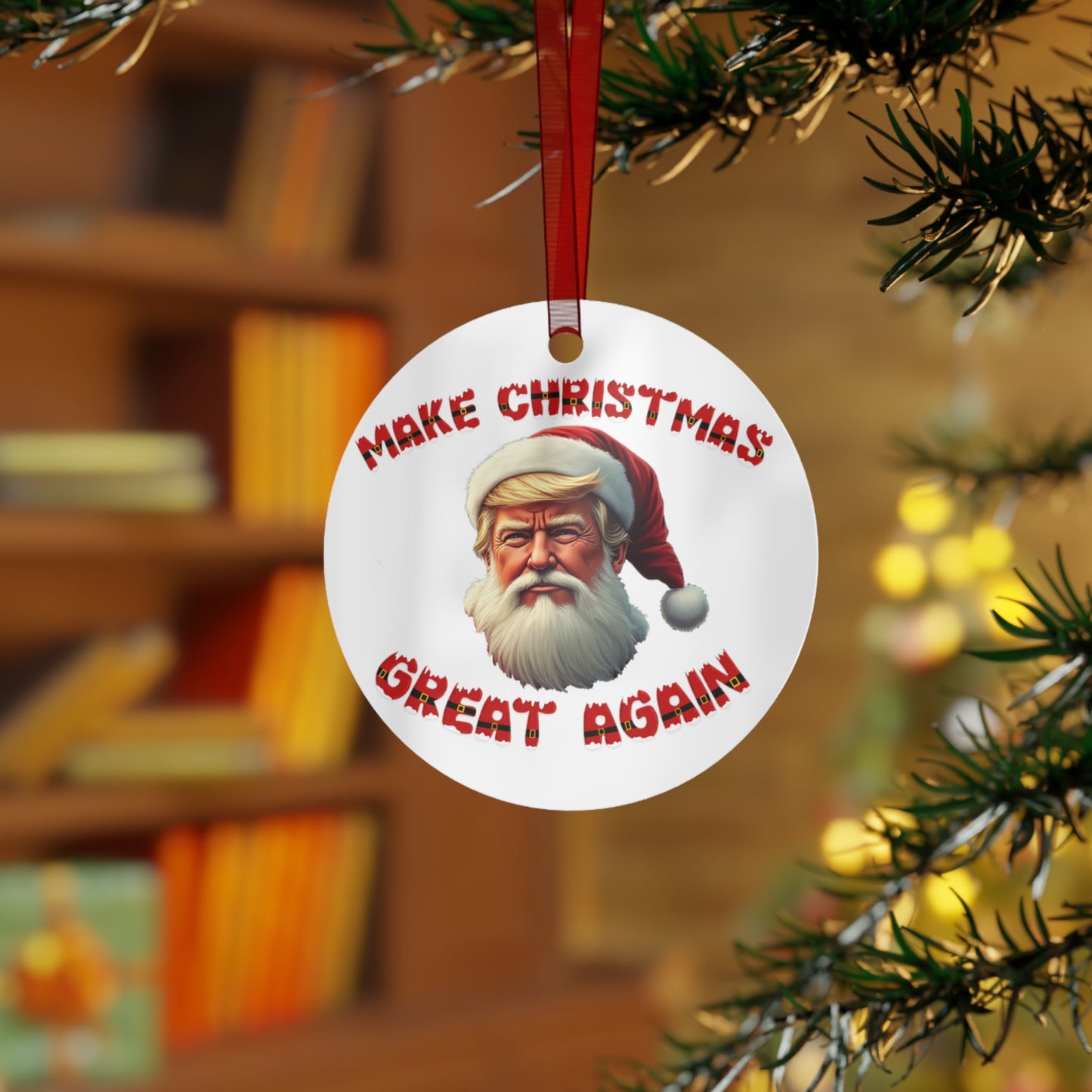Make Christmas Great Again Ornament - 4LibertyShop.com