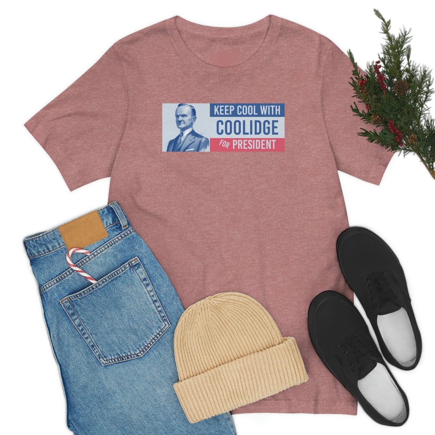 Keep Cool With Coolidge For President Calvin Coolidge T-Shirt