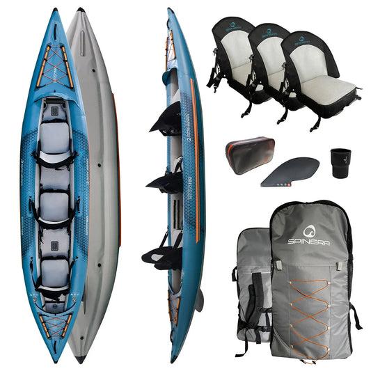 Spinera Tenaya 160 1-3 Person Inflatable Kayak [15.6 ft x 35.5 in]
