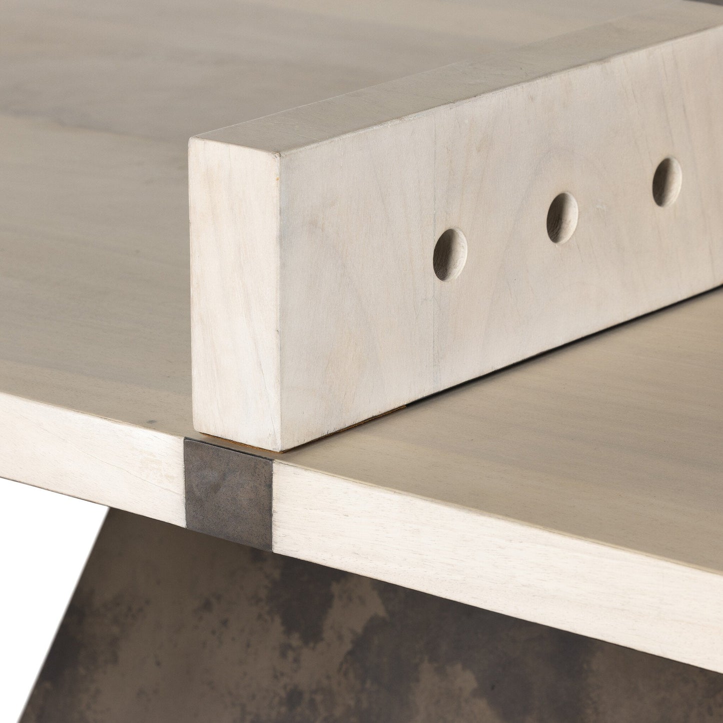 Four Hands Handmade Ping Pong Table - Aged Metal