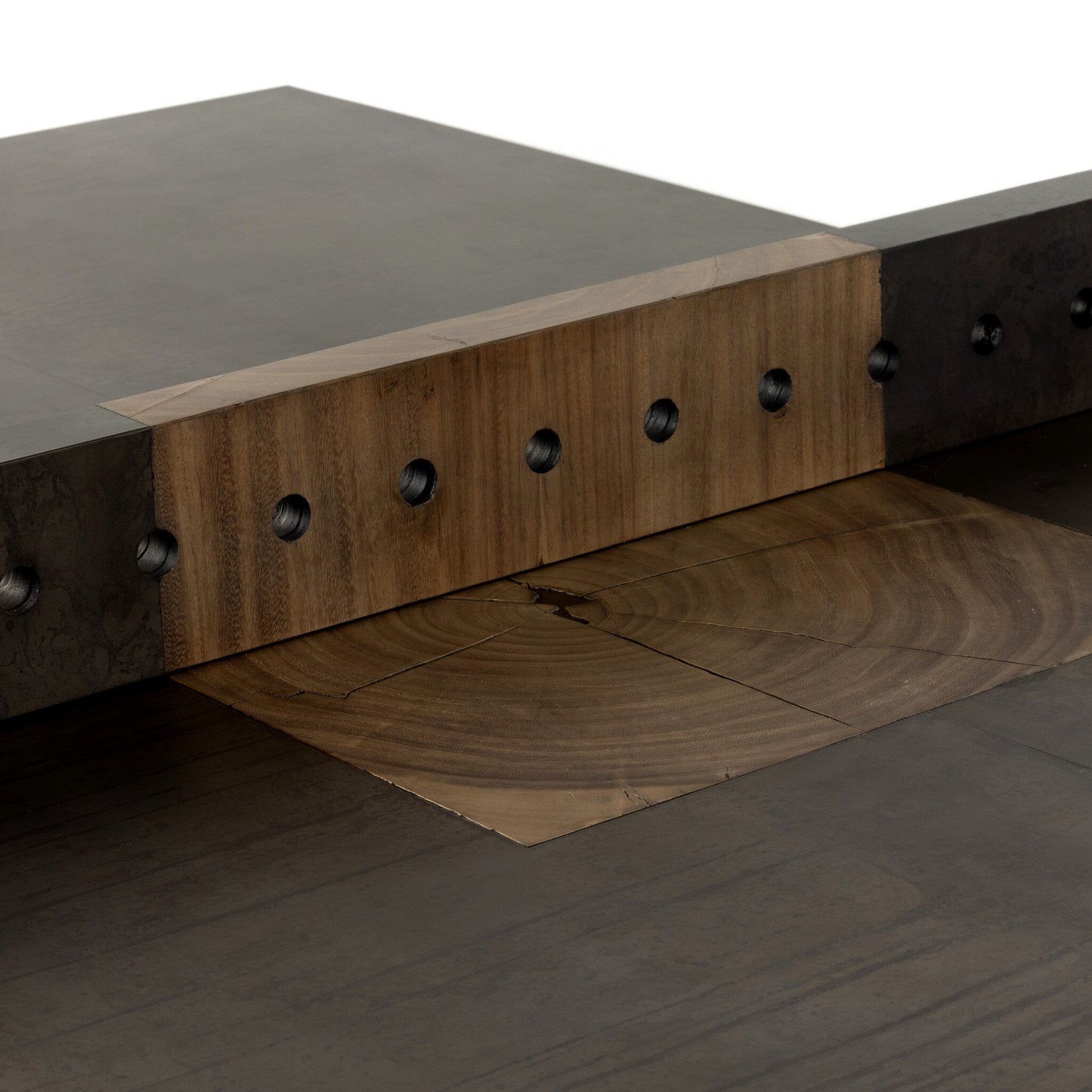 Four Hands Handmade Ping Pong Table - Aged Metal