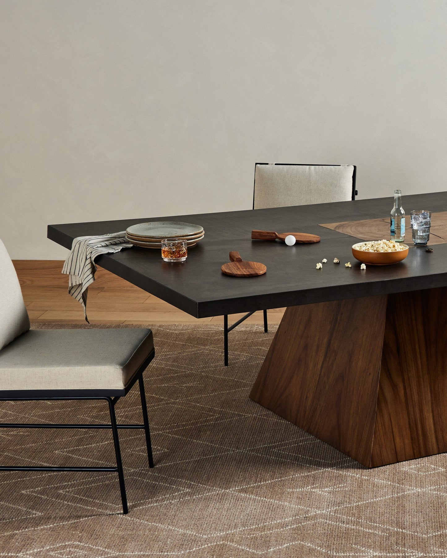 Four Hands Handmade Ping Pong Table - Aged Metal