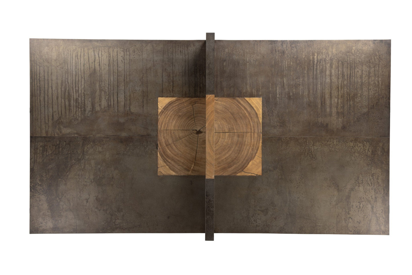 Four Hands Handmade Ping Pong Table - Aged Metal