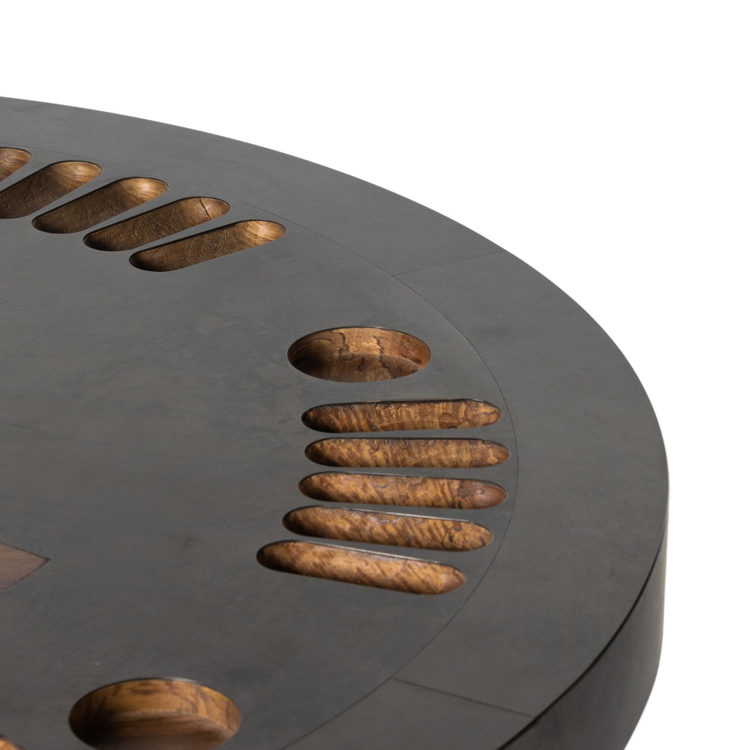 Four Hands Aged Metal Poker Table - Handmade Game Table