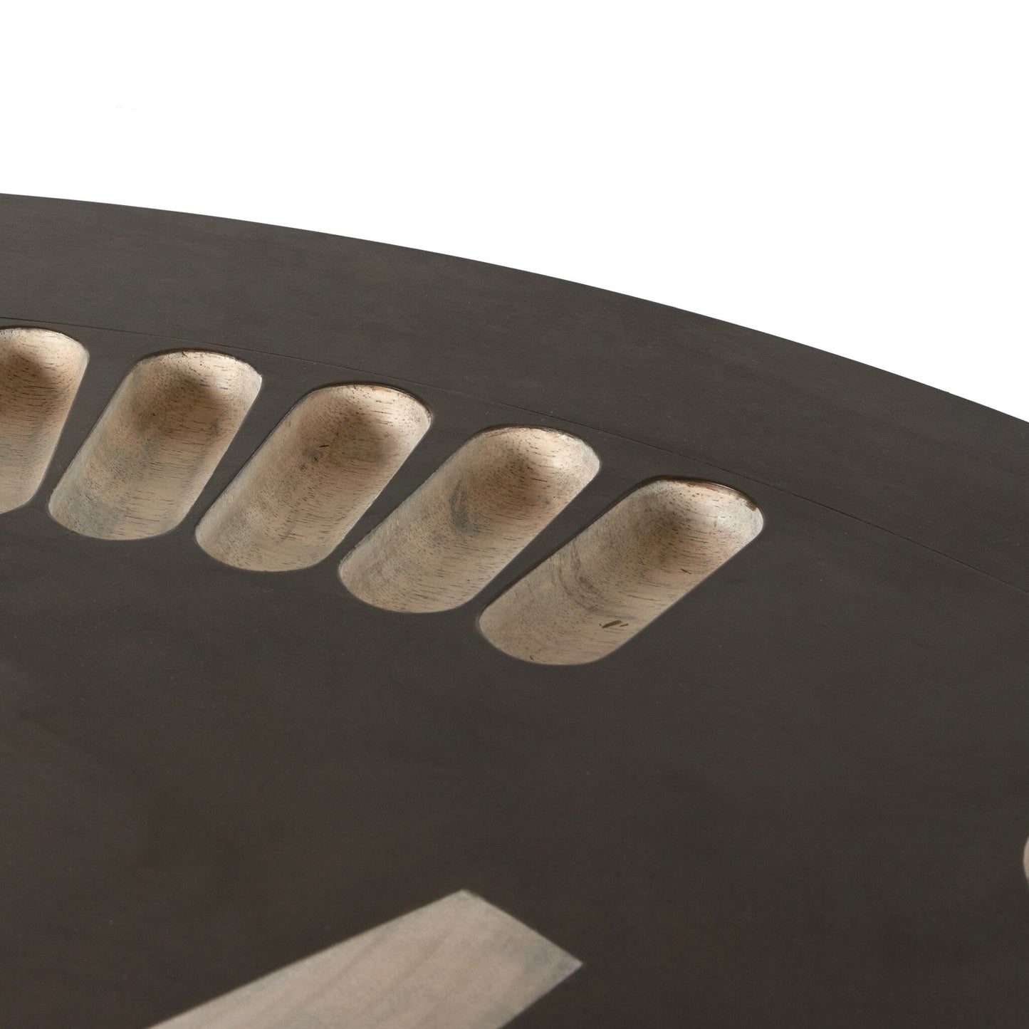 Four Hands Aged Metal Poker Table - Handmade Game Table