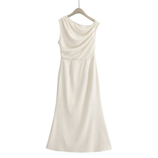 Fashionable and Sexy Off-the-Shoulder Waist-Cinching Bodycon Dress for Women