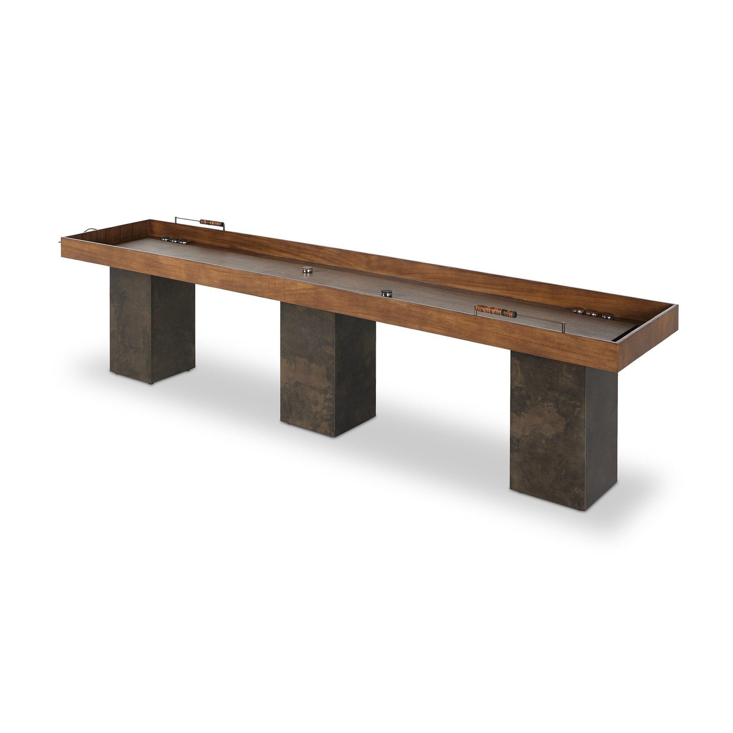 Four Hands Shuffleboard Table - Natural Brown Guanacaste