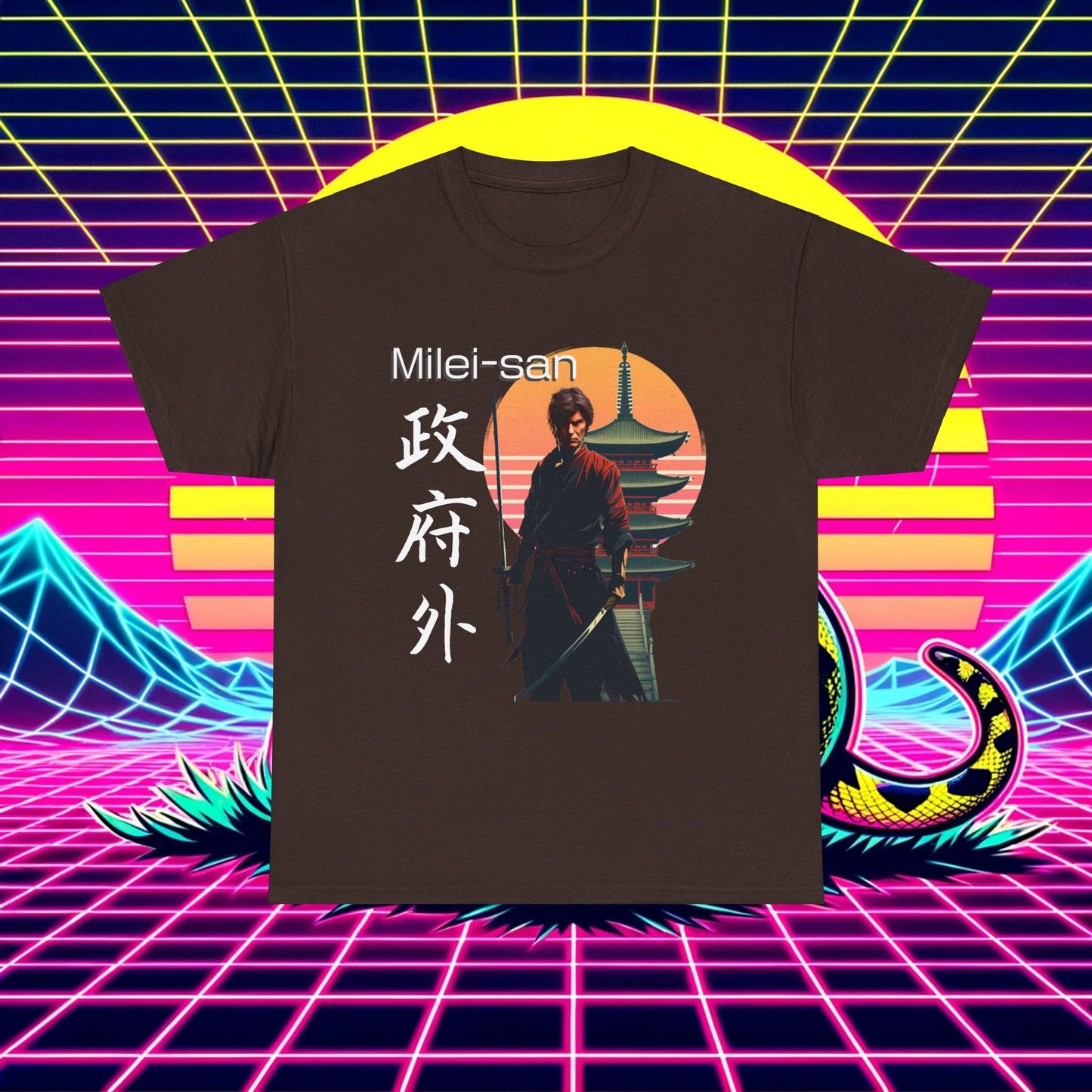 Shogun of Liberty: Milei-San Samurai Shirt - 4LibertyShop.com