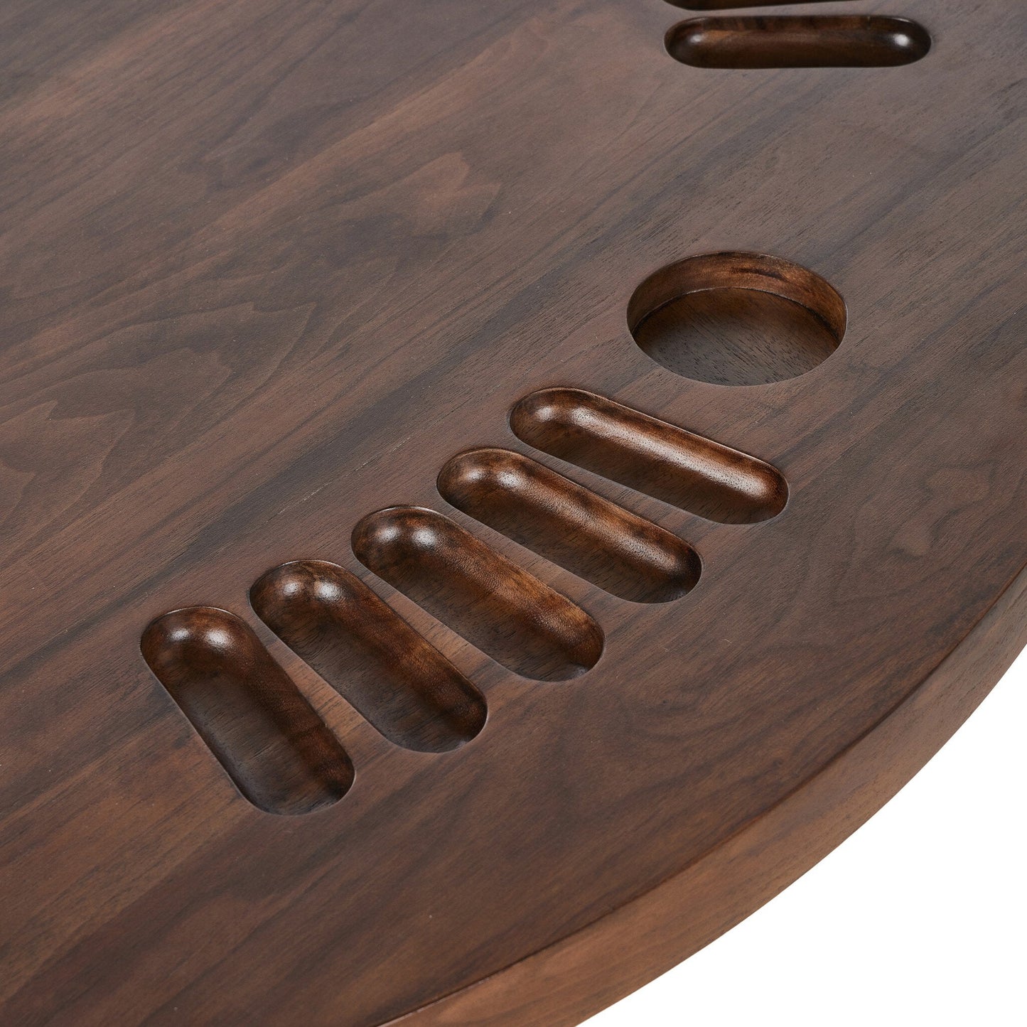 Four Hands Mayfield Poker Table - Dark Walnut