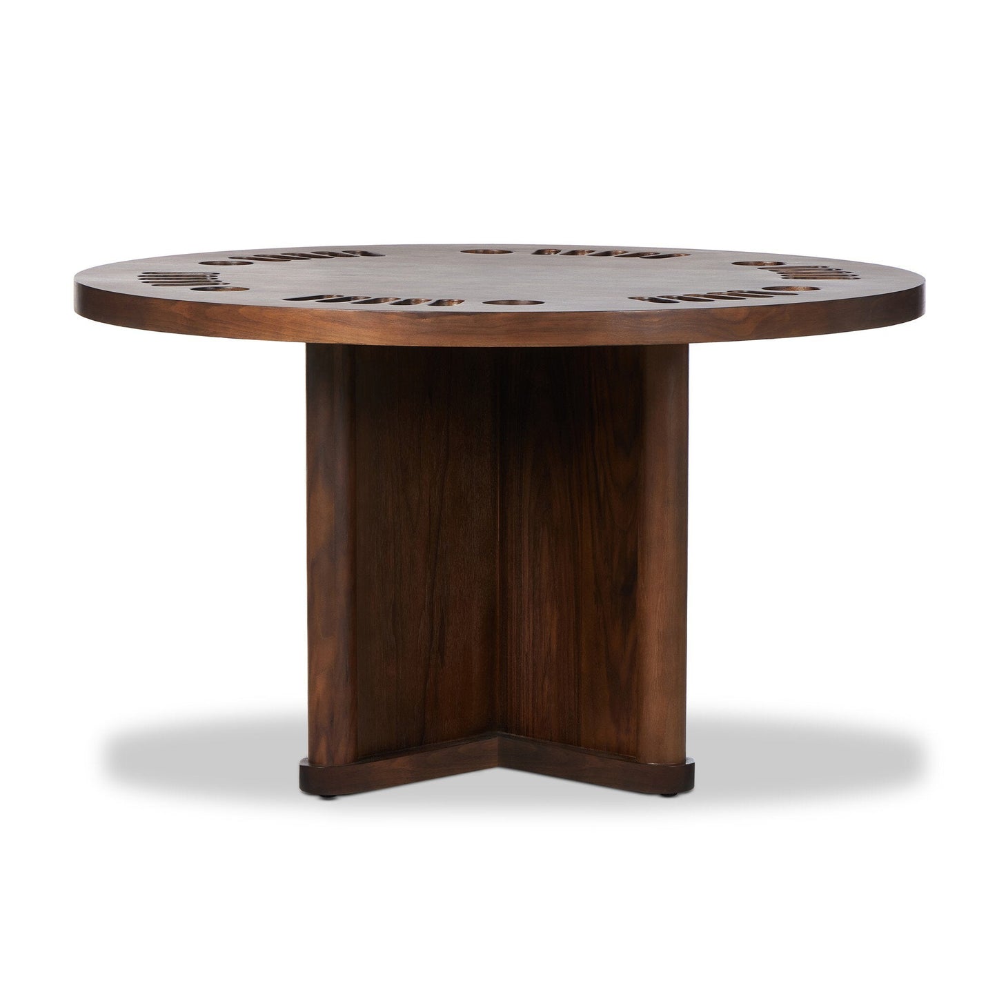 Four Hands Mayfield Poker Table - Dark Walnut
