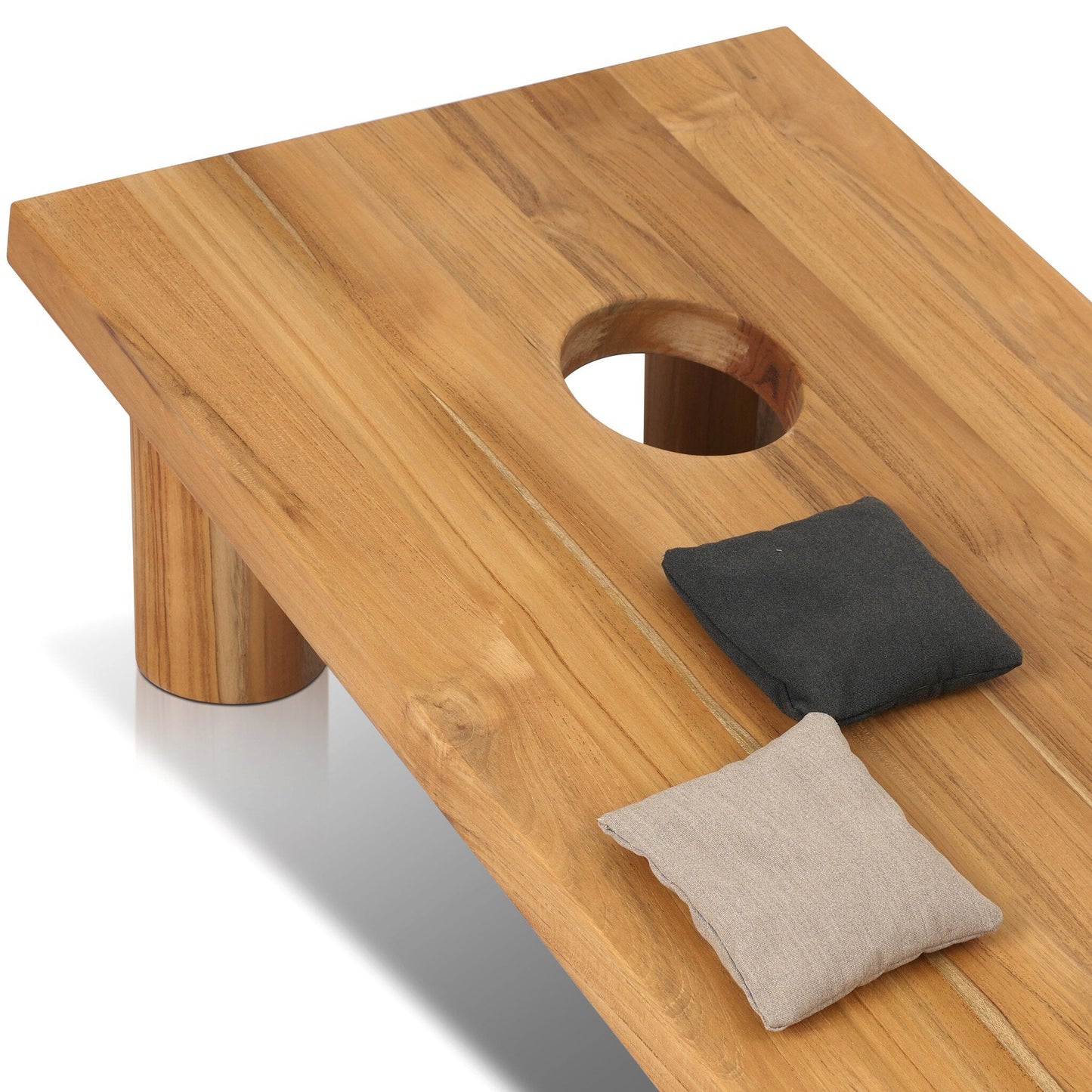 Four Hands Outdoor Bag Toss Set - Aged Natural Teak