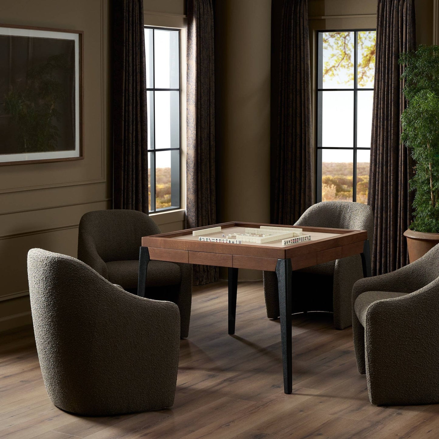 Four Hands District Eight Mahjong Table