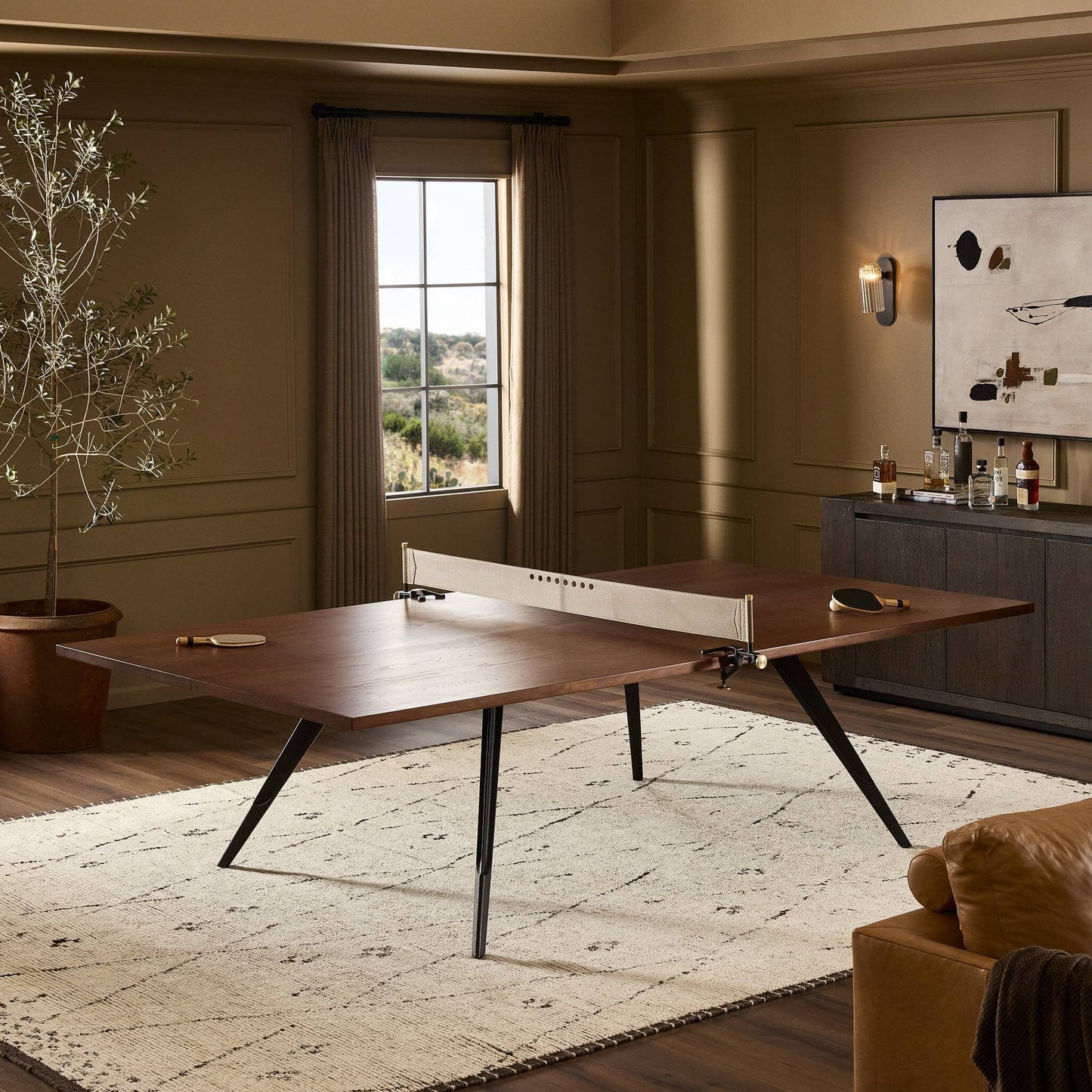 Four Hands District Eight Ping Pong Table