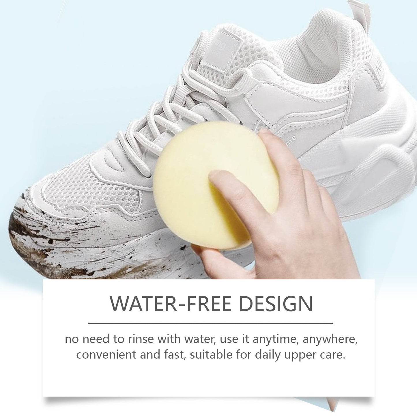 White Shoes Cleaning Cream, Sports Shoes And Canvas Shoes Without Washing Surface Stains Multi-Functional Cleaning Cream