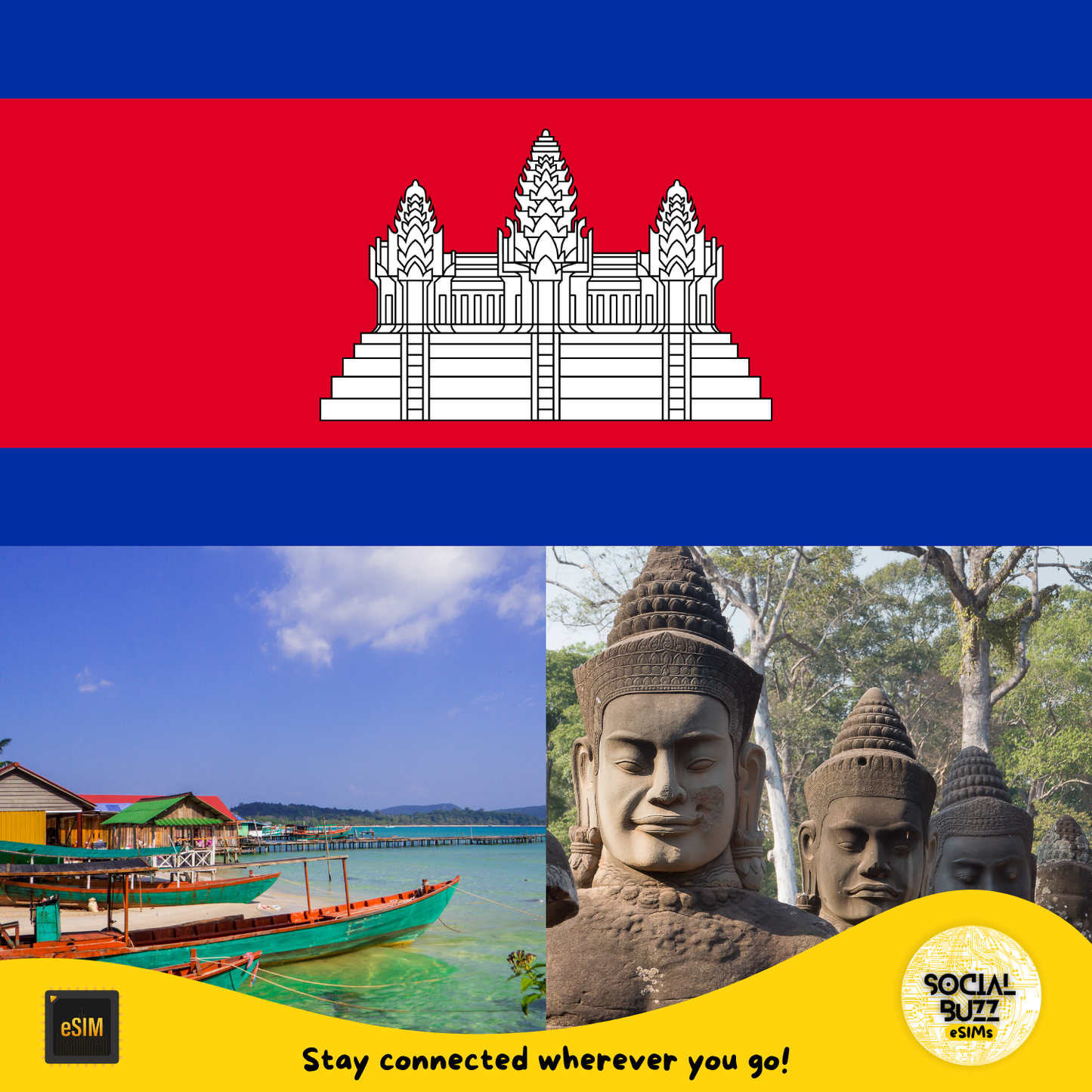 Cambodia eSIM Internet Data Plan