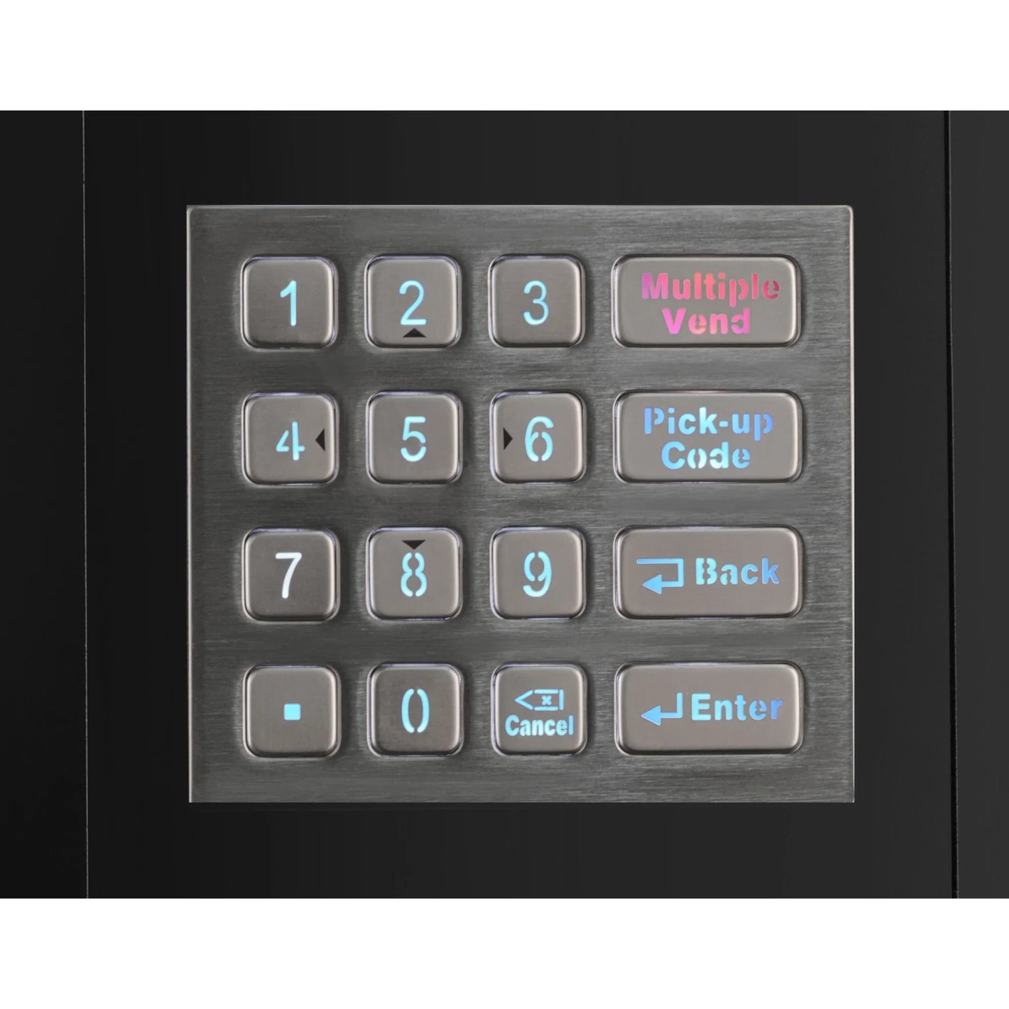 Kool More Refrigerated Snack and Drink Vending Machine with 36 Slots in Black