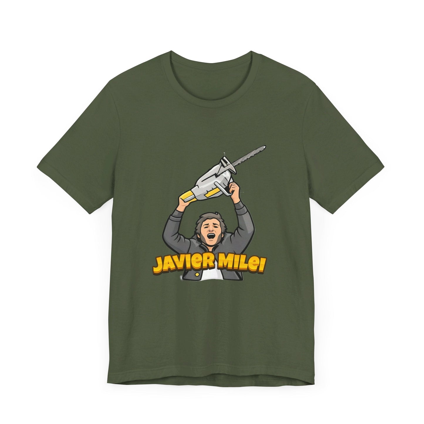 Javier Milei Chainsaw Tee - 4LibertyShop.com
