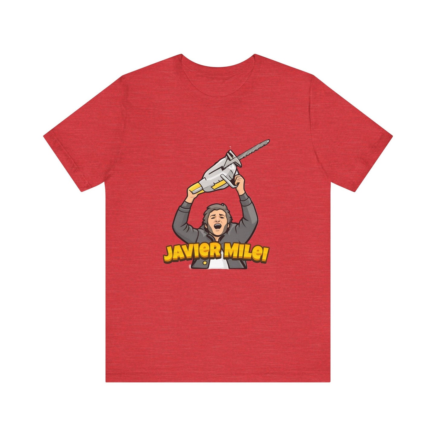 Javier Milei Chainsaw Tee - 4LibertyShop.com