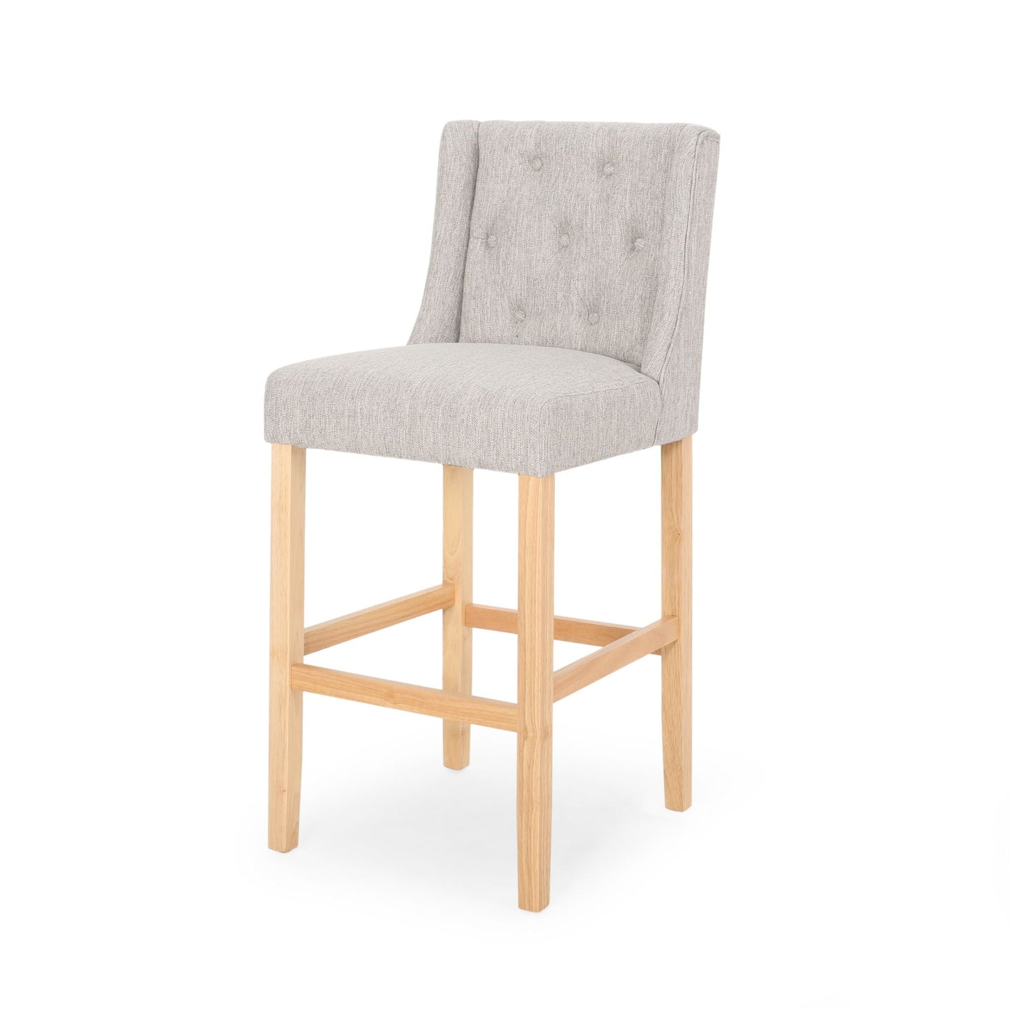 Vienna Contemporary Fabric Tufted & Wingback Counter Stools (Set of 2)