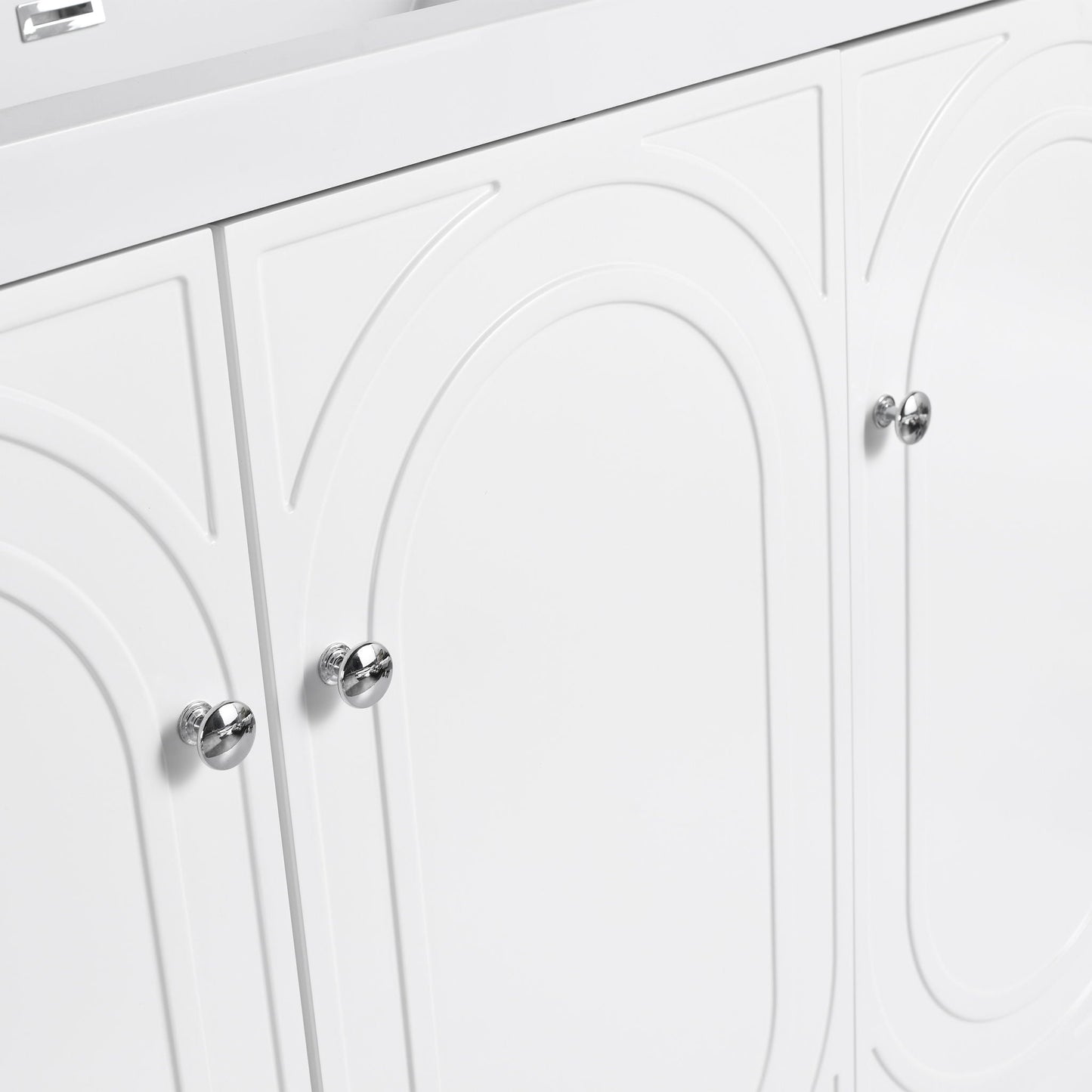 Modern Freestanding Bathroom Vanity With Soft Close Cabinet Doors