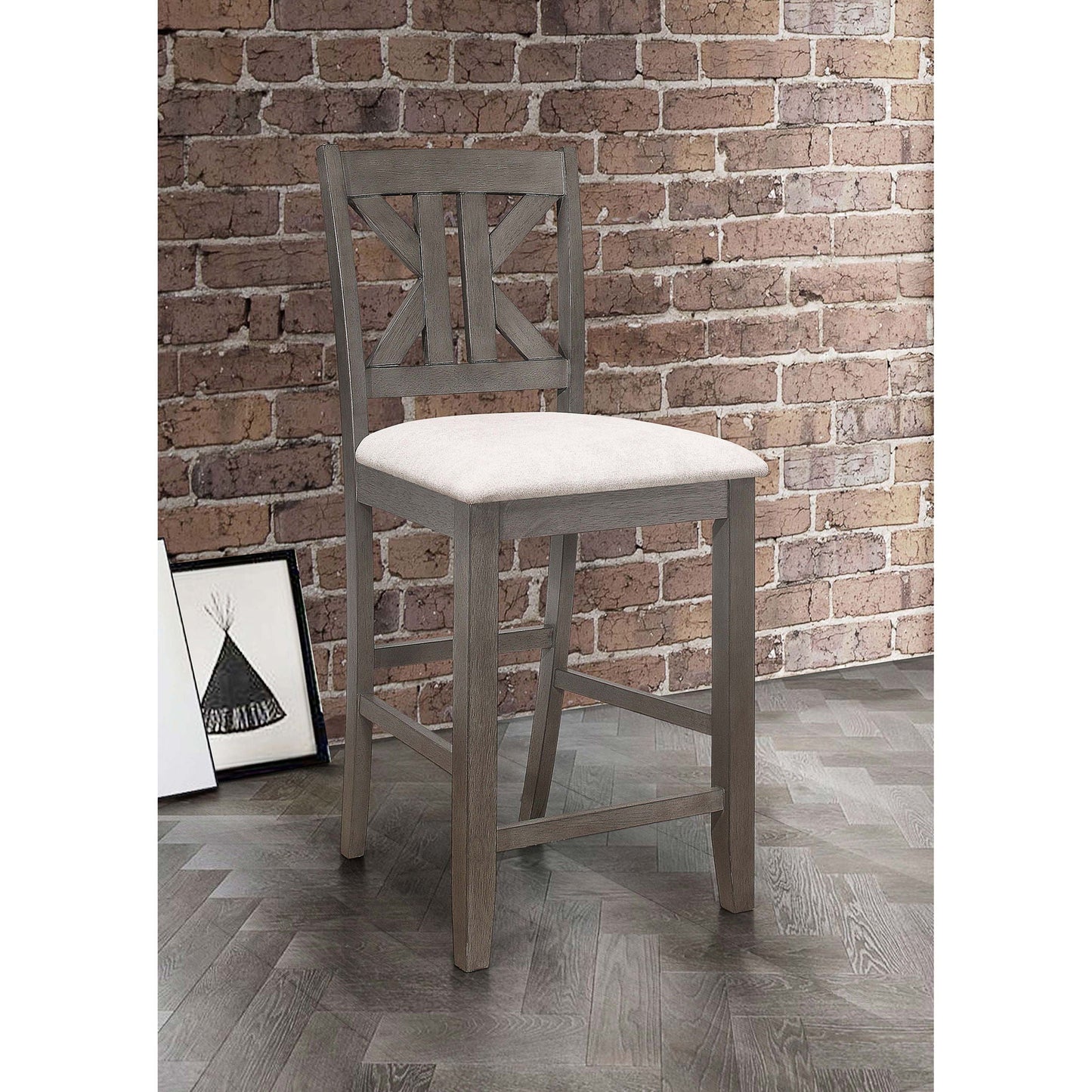 Counter Height Stool (Set of 2) - Gray