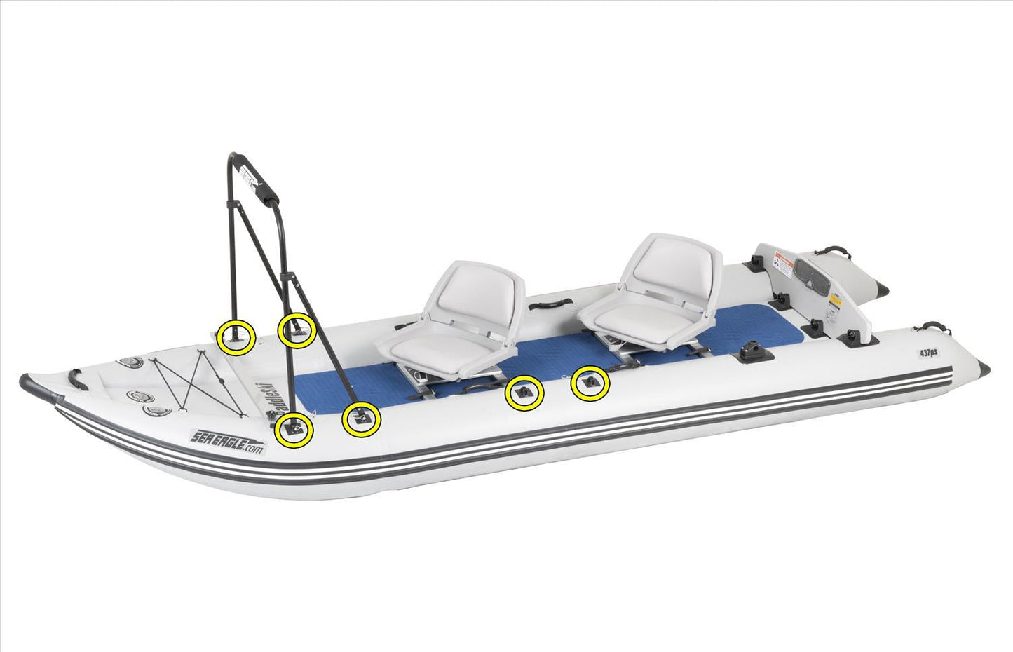 Sea Eagle 437ps Paddleski Inflatable Catamaran Boat