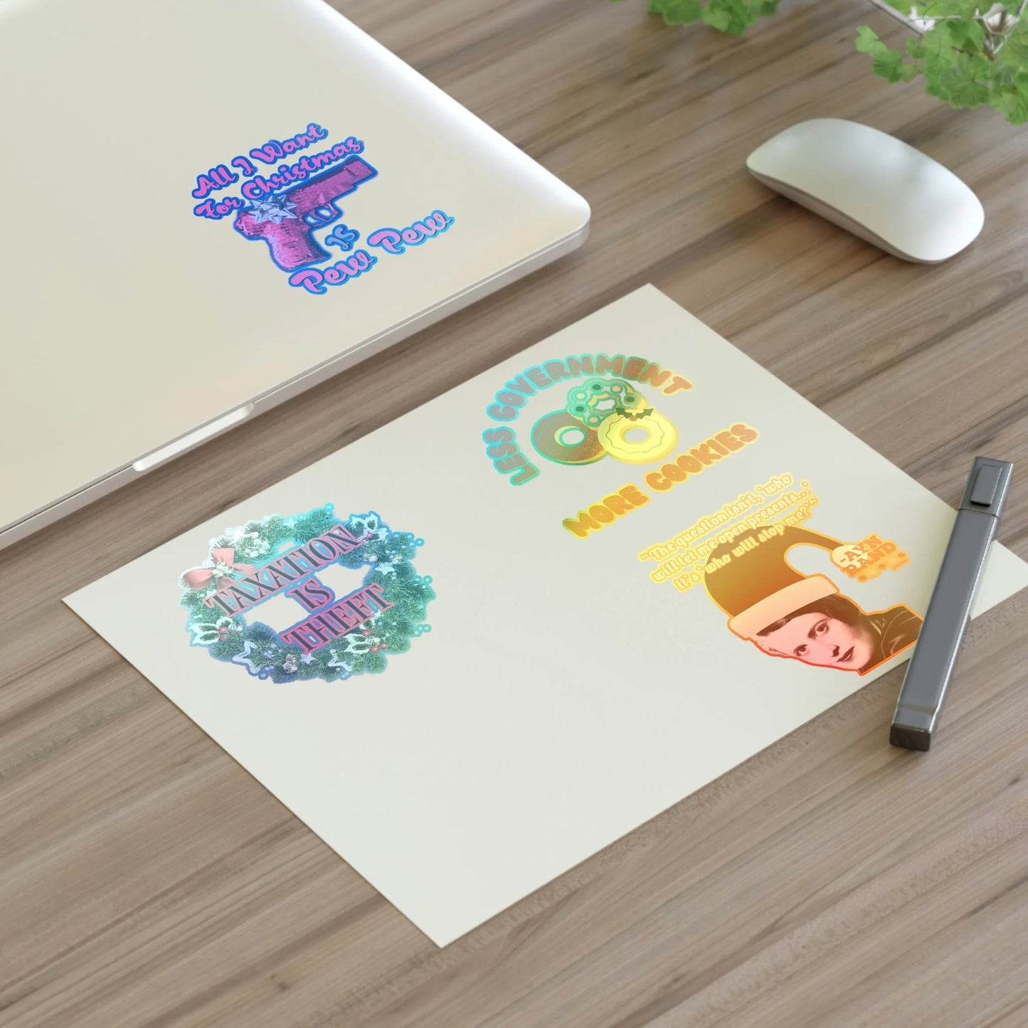 Holiday Liberty Themed Sticker Sheets - 4LibertyShop.com