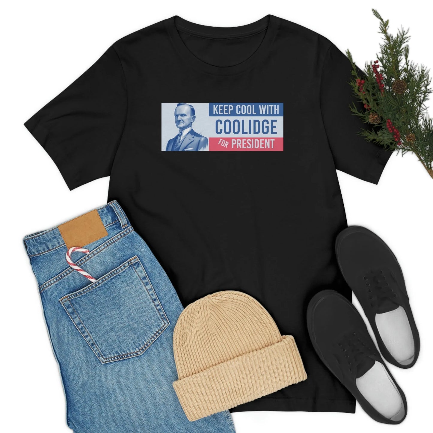 Keep Cool With Coolidge For President Calvin Coolidge T-Shirt