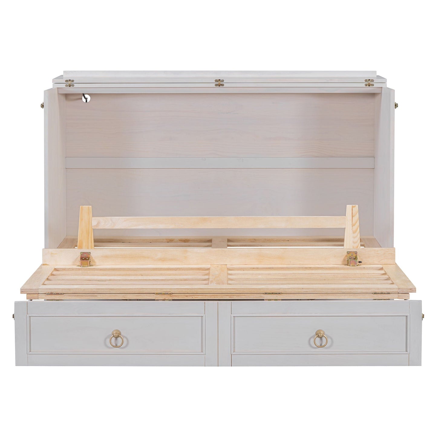 Murphy Bed With Large Drawers And Stylish Design