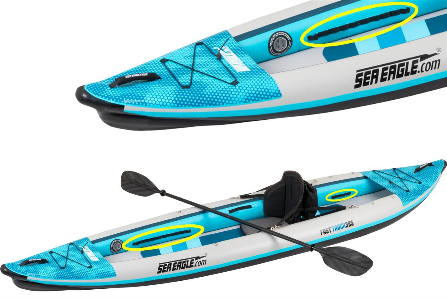 Sea Eagle PRO 385FT V-Bottom Inflatable Kayak Kit