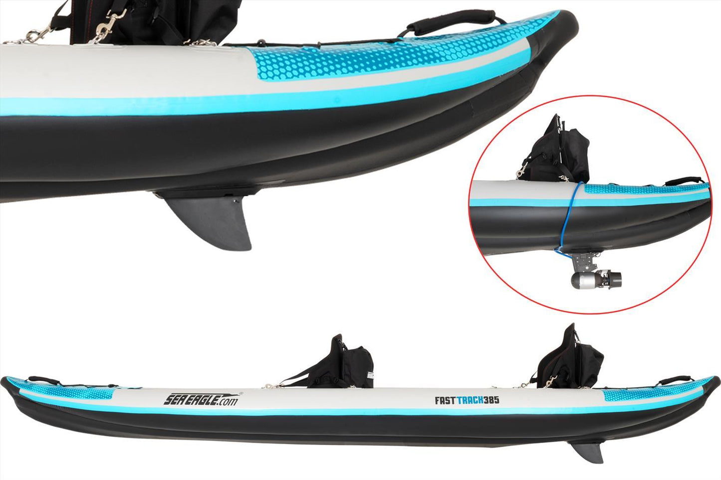 Sea Eagle PRO 385FT V-Bottom Inflatable Kayak Kit