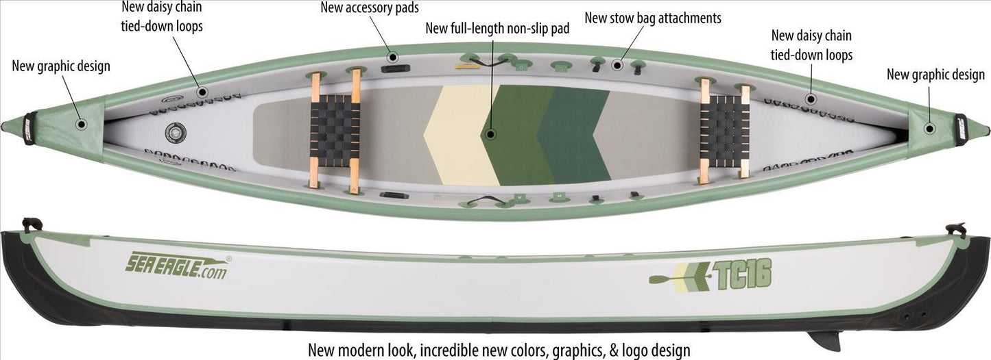 Sea Eagle TC16 Inflatable Canoe