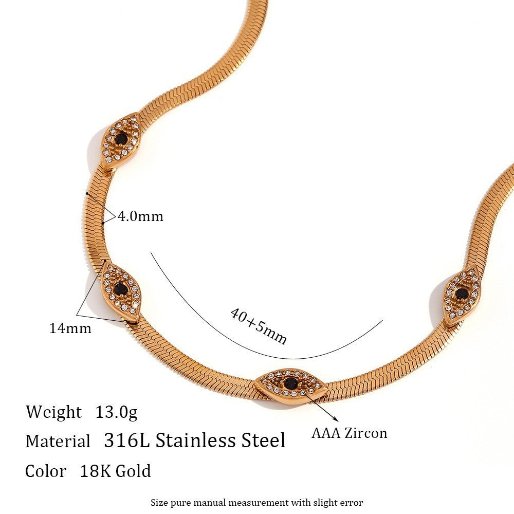 Fashionable And Stylish Retro Titanium Stainless Steel Necklace