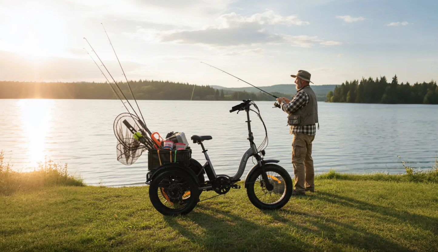 Bee Zipper Foldable Long Range Electric Trike