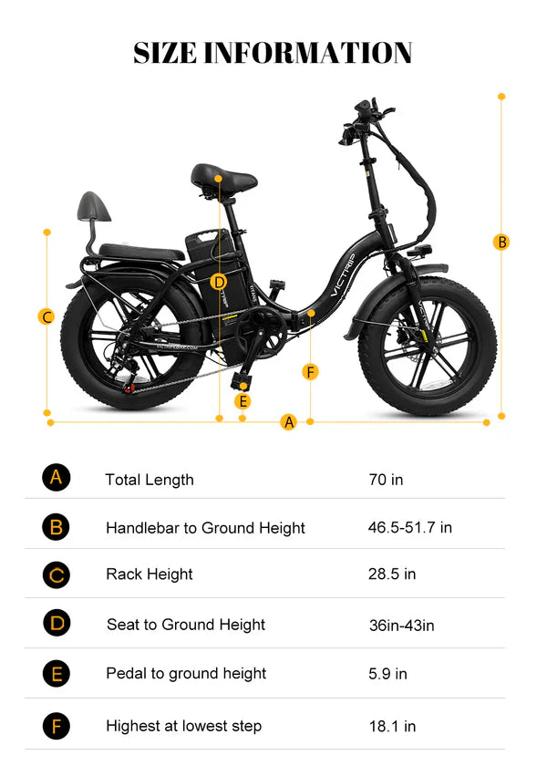 Victrip TITAN S 1000W Long Range E-Bike